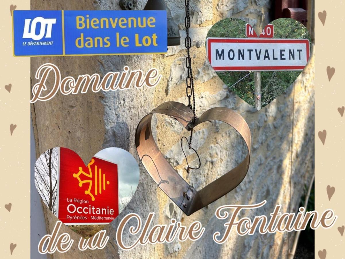Le Domaine De La Claire Fontaine Gites -Chambres D'Hotes Montvalent Exteriör bild